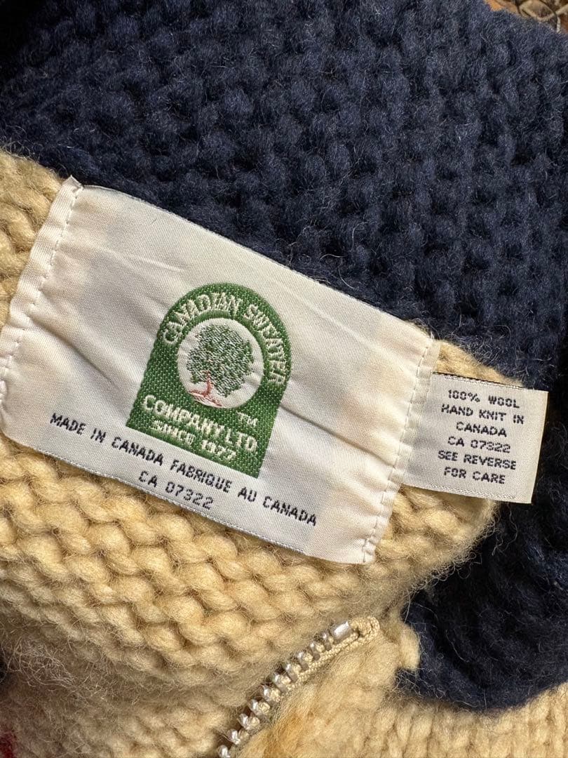 【値下げしました】Canadian Sweaterカナディアンセーター カウチン