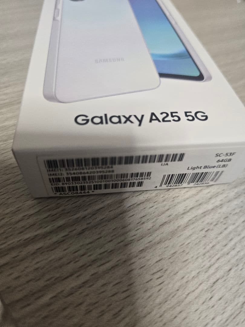 新品未使用　Samsung Galaxy A25 64GB