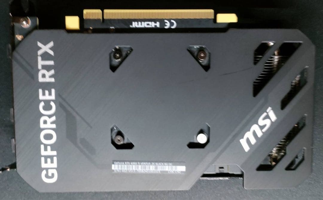 グラフィックボード・グラボ・ビデオカード VENTUS 2X RTX 4060 Ti