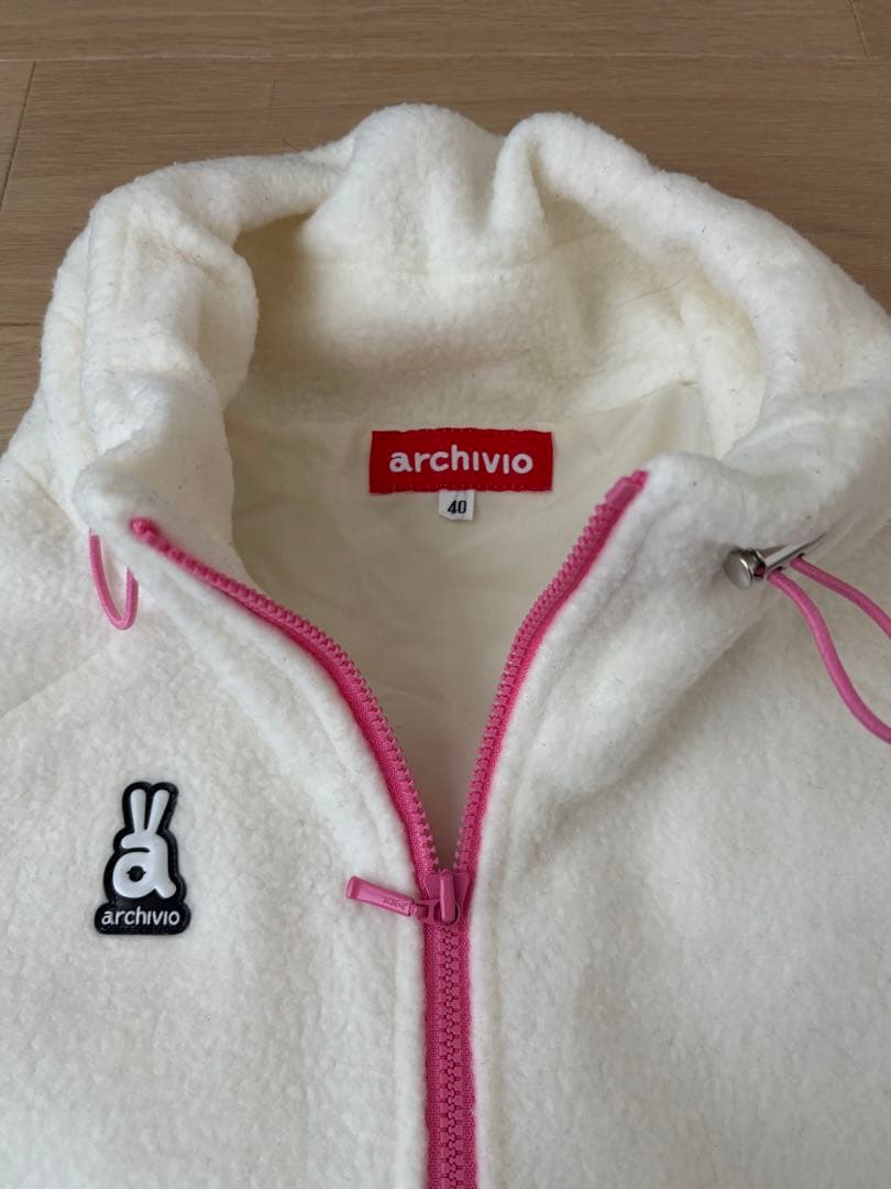 archivio フリースジャケット 48 ホワイト