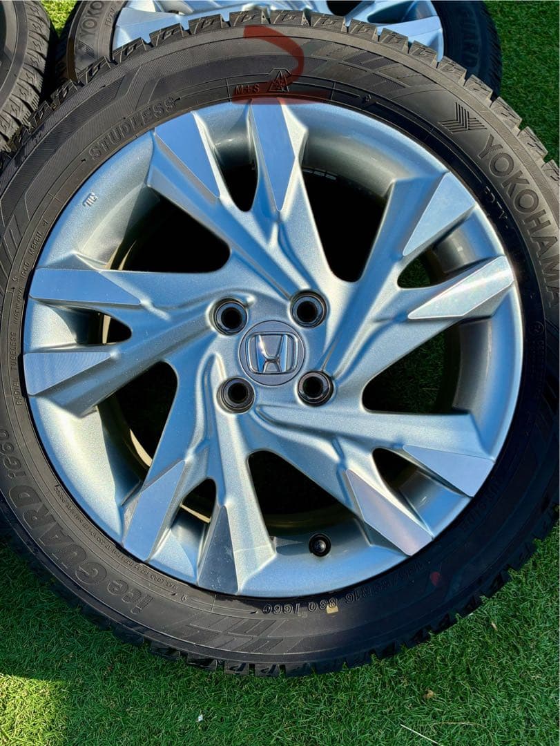 ★ホンダシャトル純正ホイール4本セット ★スタッドレス ★バリ溝　★送料込み