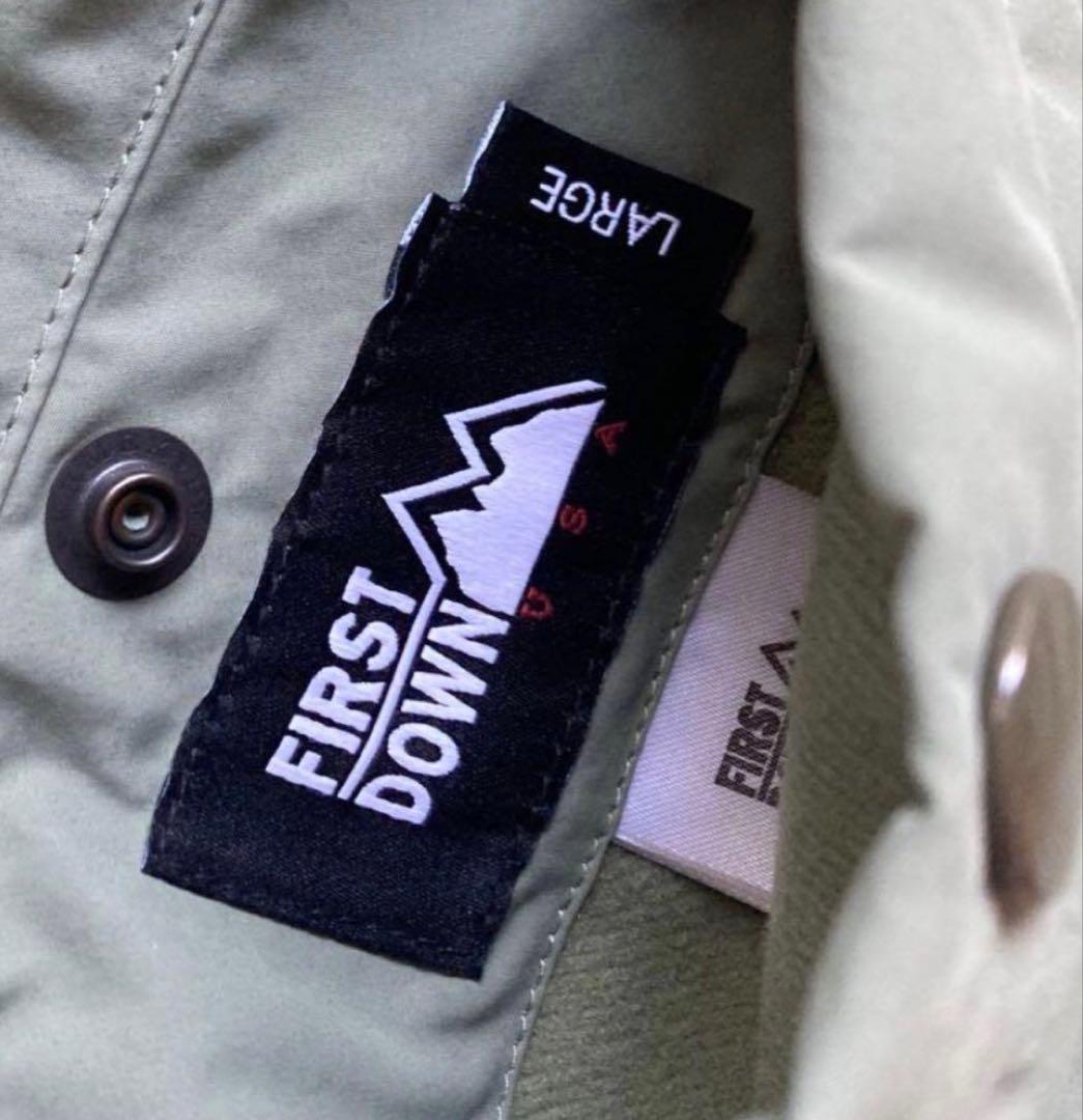 最終価格 FIRST DOWNダウンジャケット MA-1 Lサイズ リバーシブル