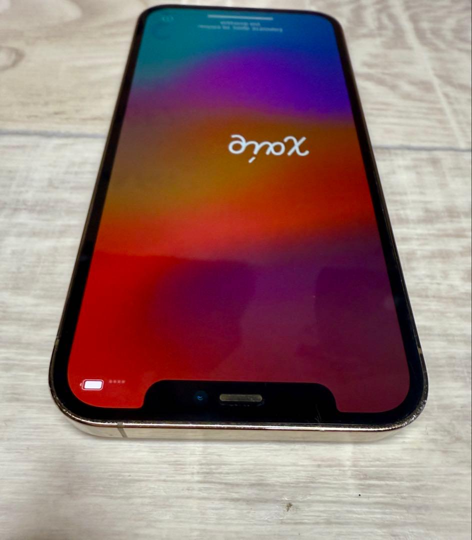 ⭐︎フフ⭐︎Apple iPhone 12 Pro 256GBゴールド 背面割