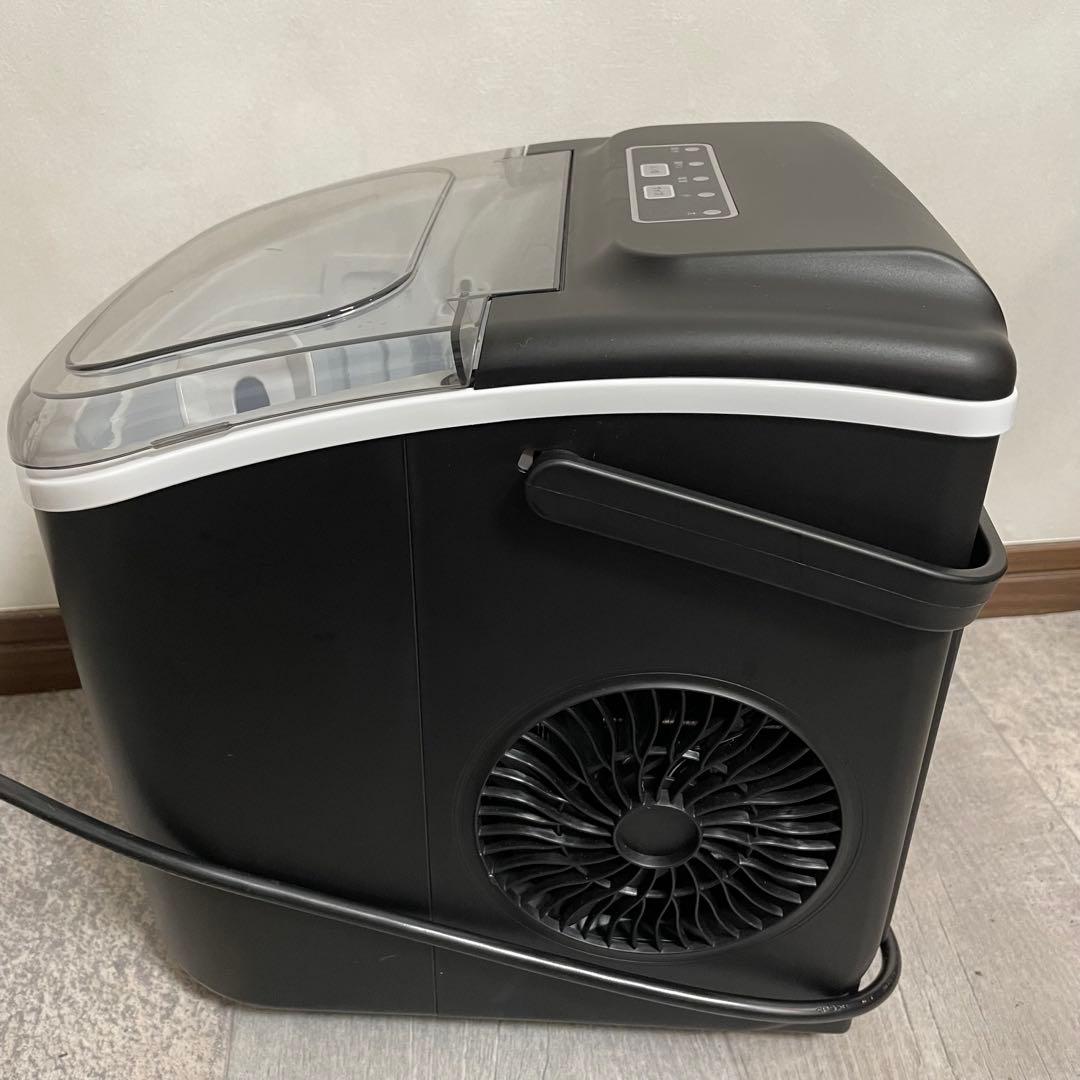 動作確認済 ecozy 製氷機 黒 2024年製 高速製氷 IM-BS260C