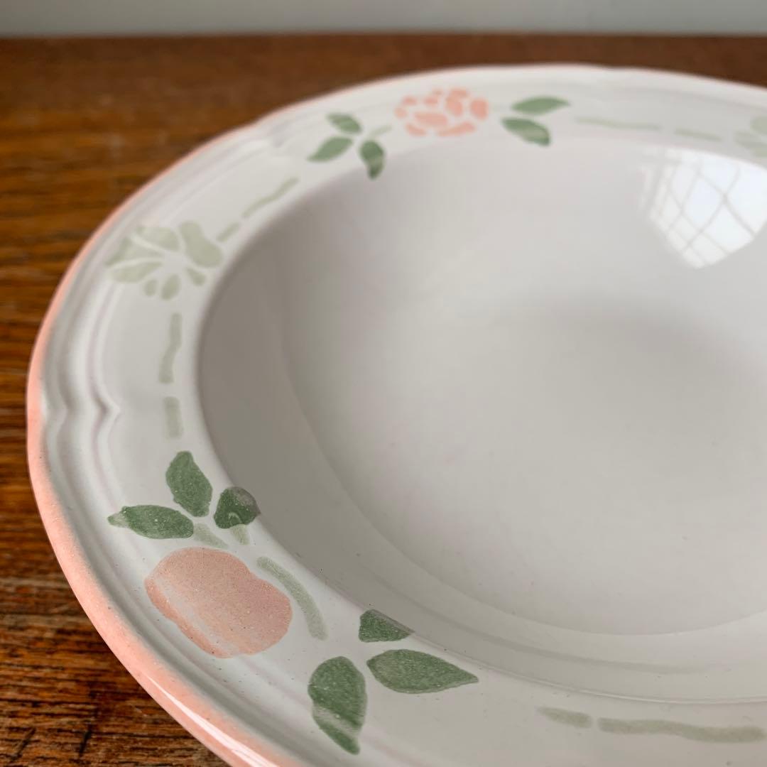 made in France ニーデルヴィレ ハンドペイント　スープ皿　深皿