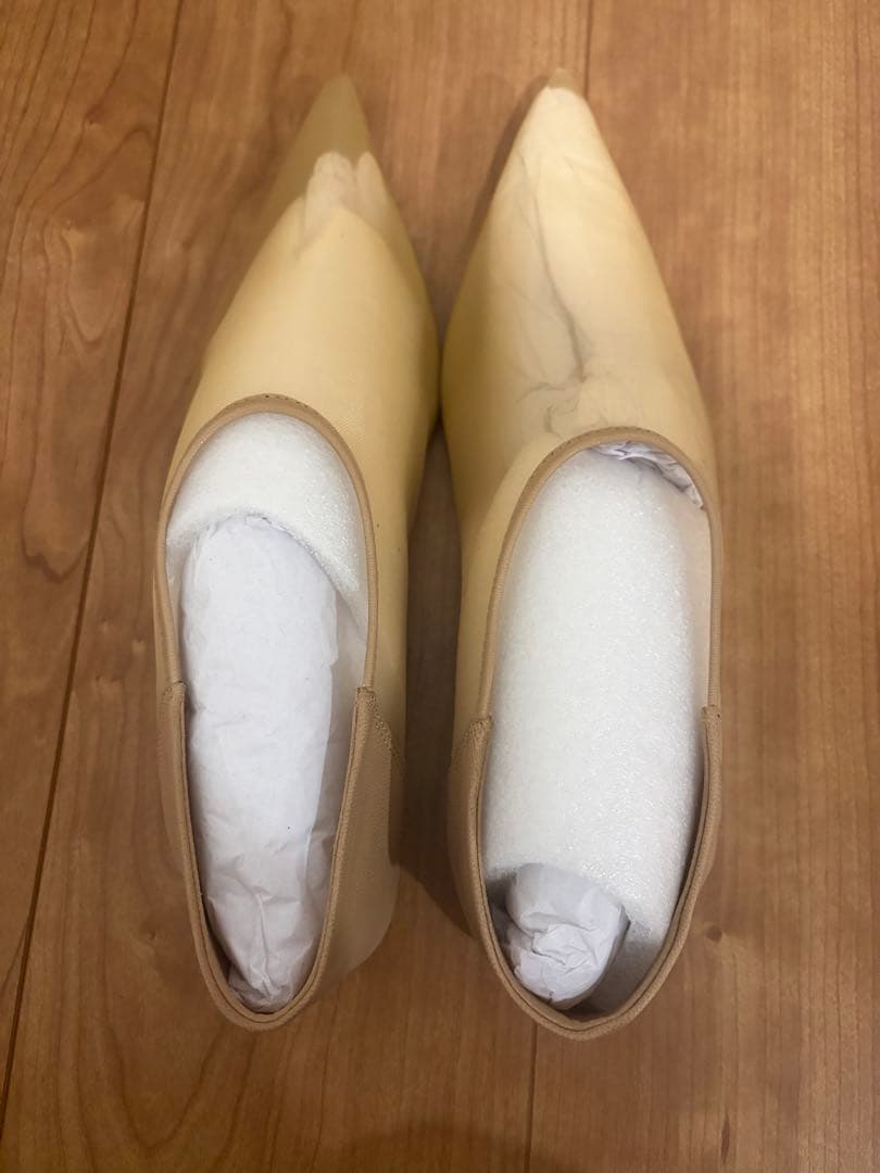 ETRE TOKYO　ポインテッドメッシュスリッポン　38 ベージュ