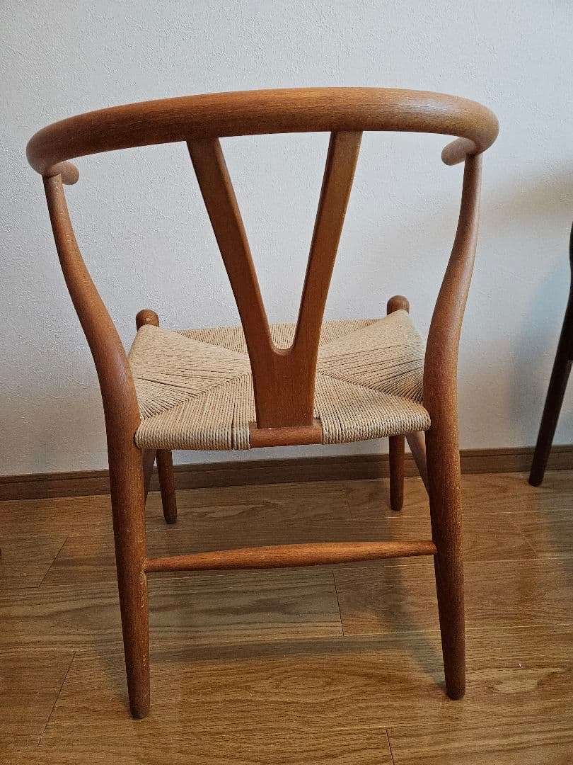 37年物アンティークYチェア CH24 ビーチ材オイルフィニッシュ