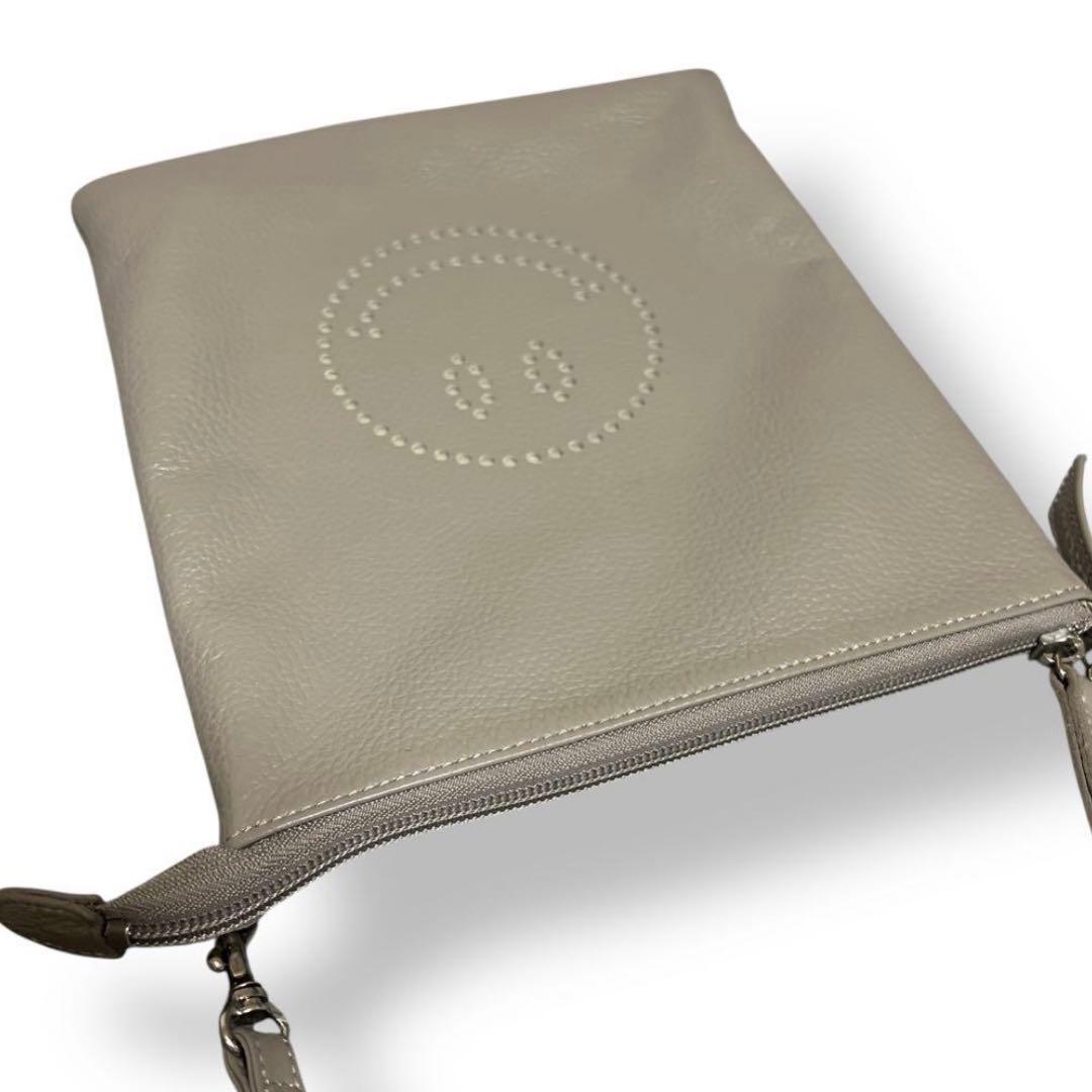 【美品】サロンドアルファード スマイルプチポシェット 本革 ショルダー