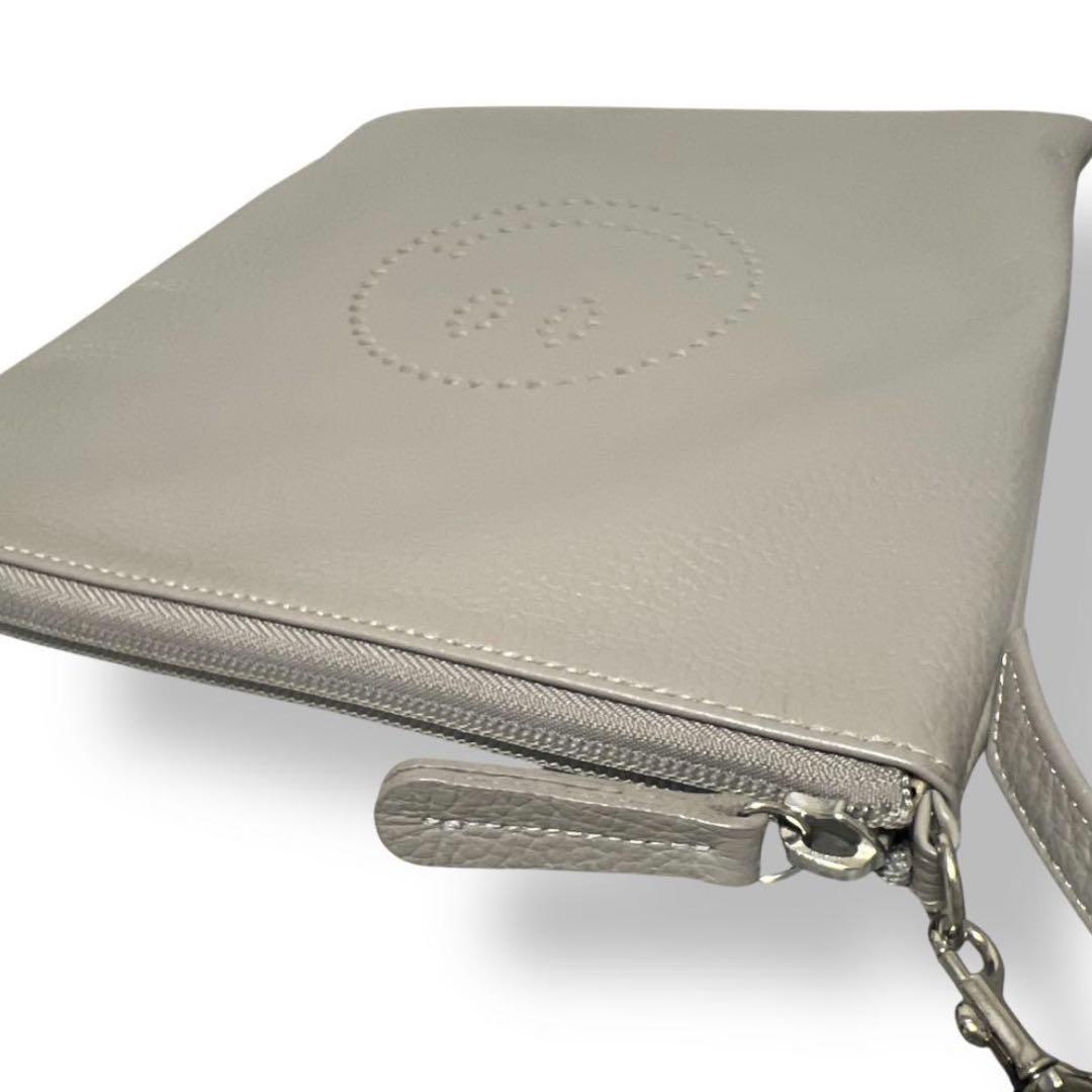 【美品】サロンドアルファード スマイルプチポシェット 本革 ショルダー