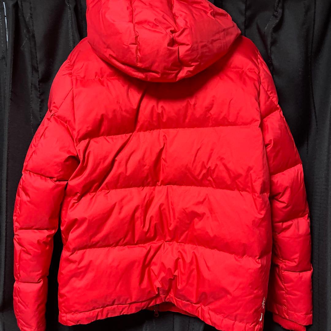 ルースイソンブラ　フード付きダウンジャケット 赤
