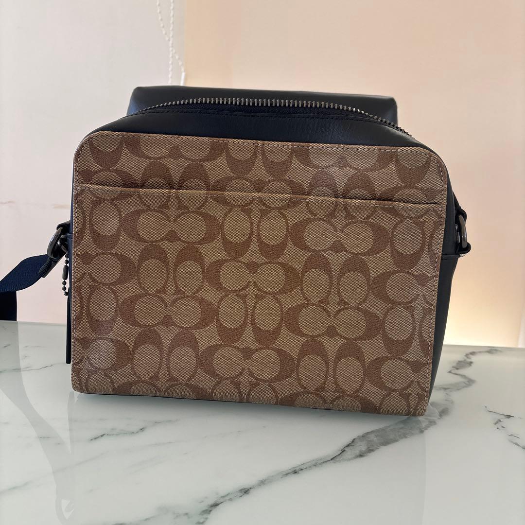 【超美品】COACH ショルダーバッグ ブラウン/ブラック