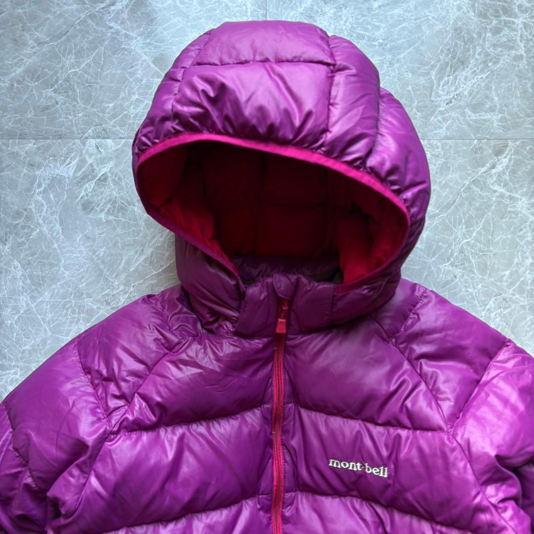 【美品‼️】mont-bell ダウンジャケット パープル S モンベル 160