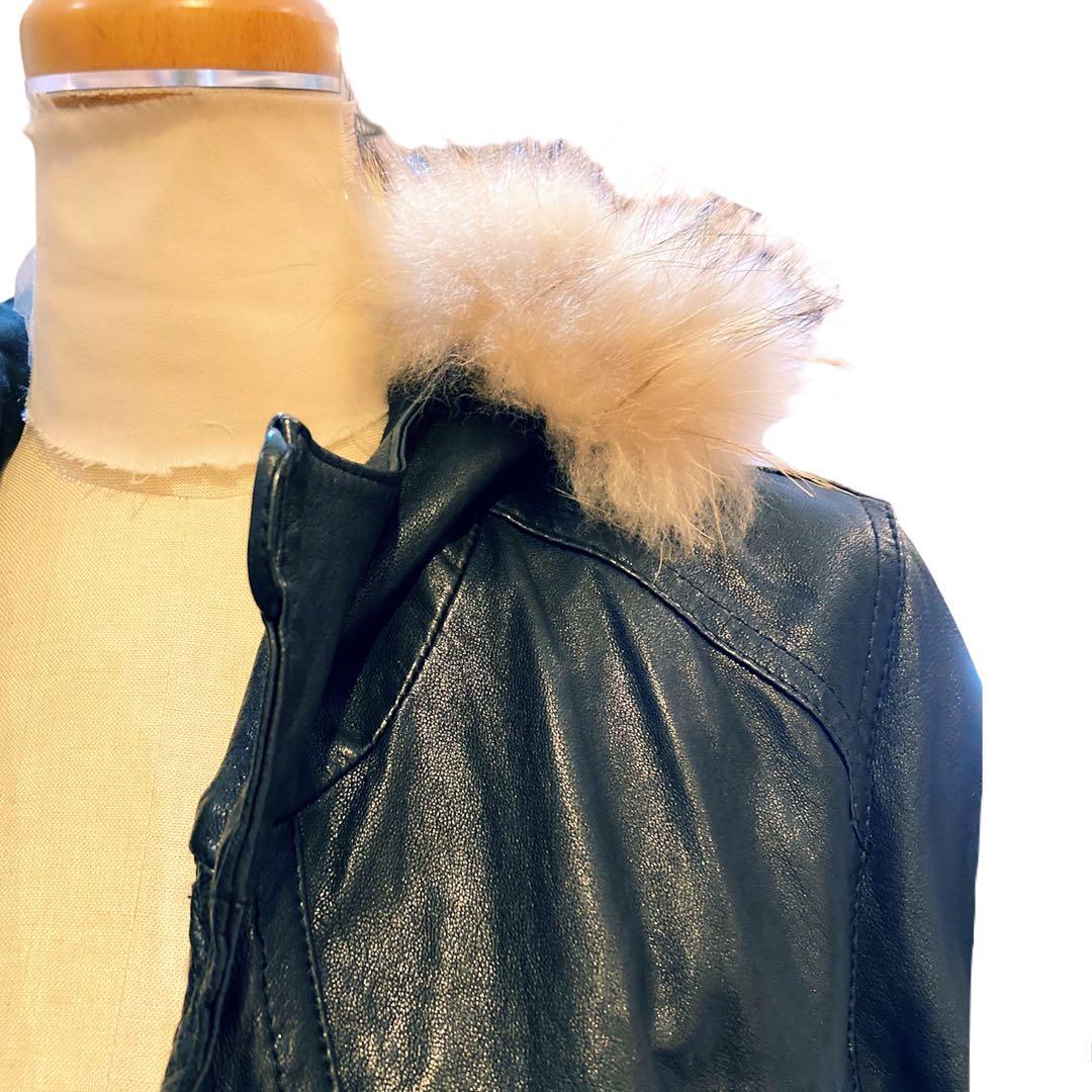 【Diagram】ラムレザーコート　モッズコート　ラムレザー　レザーコート