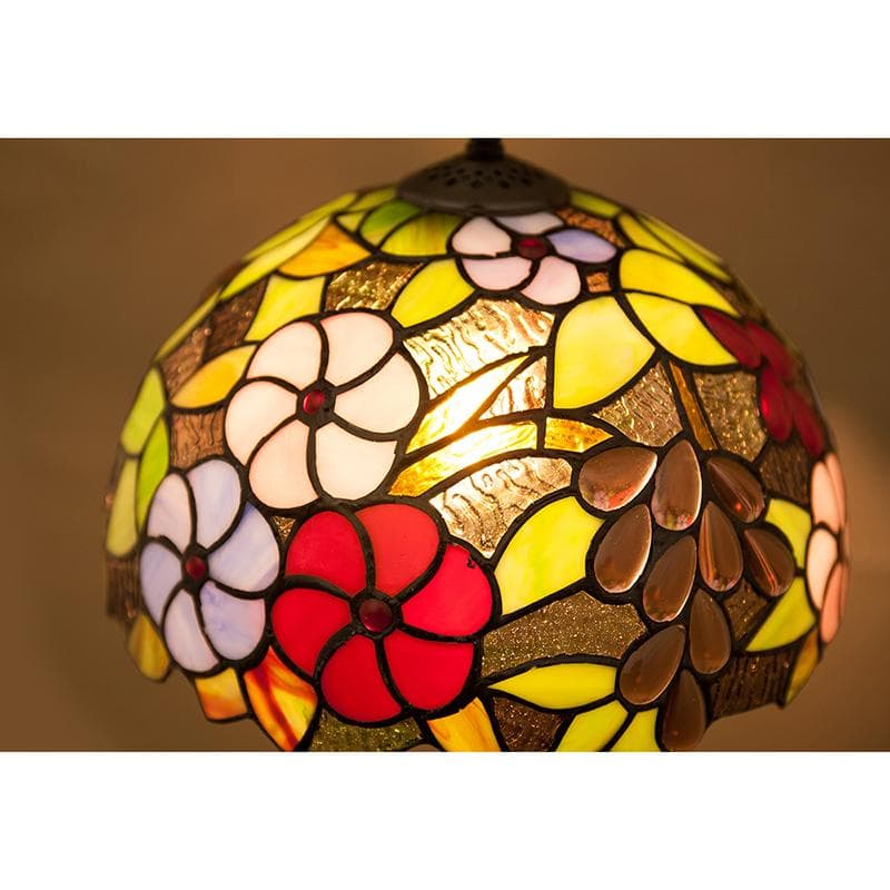 アンティーク調 ティファニー ペンダントライト 【LED電球】 ステンドグラス風