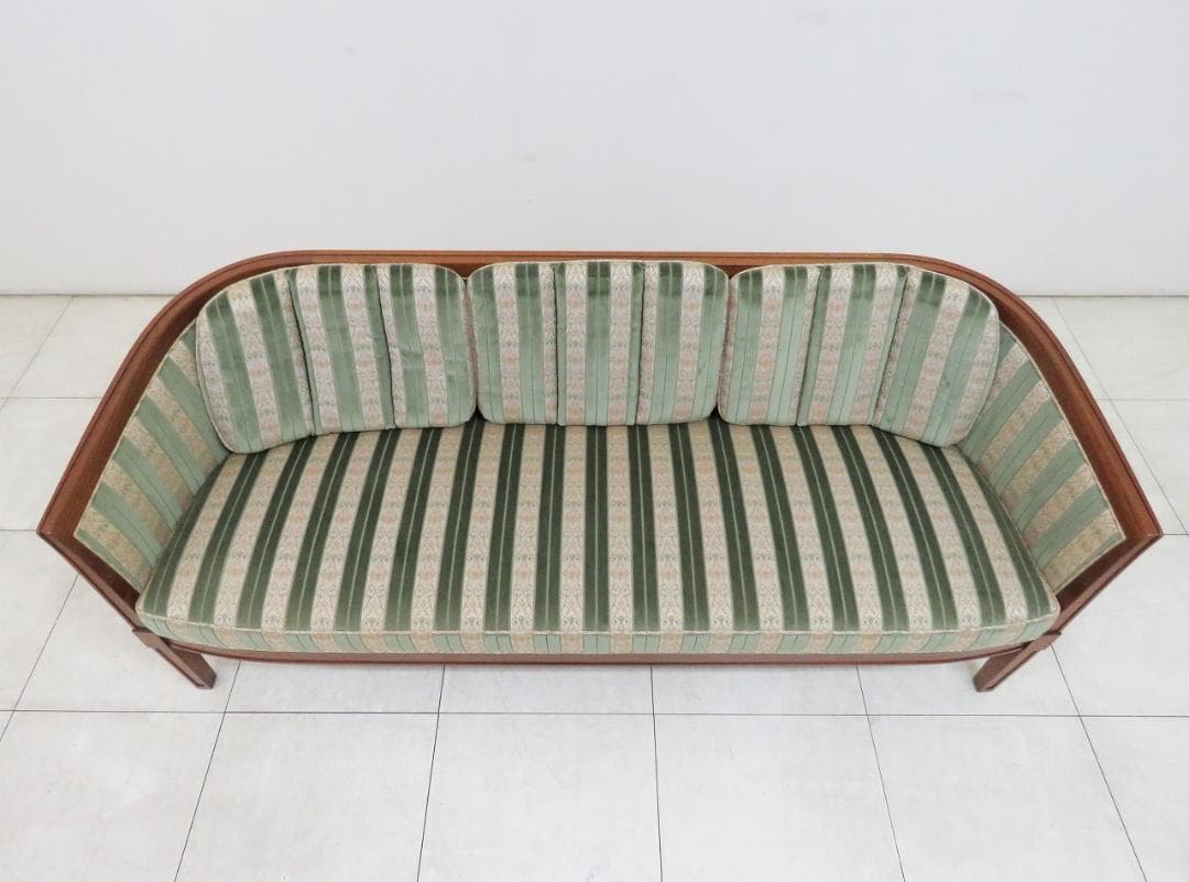 最高峰 DREXEL HERITAGE ドレクセル トライユン 3人掛けソファ