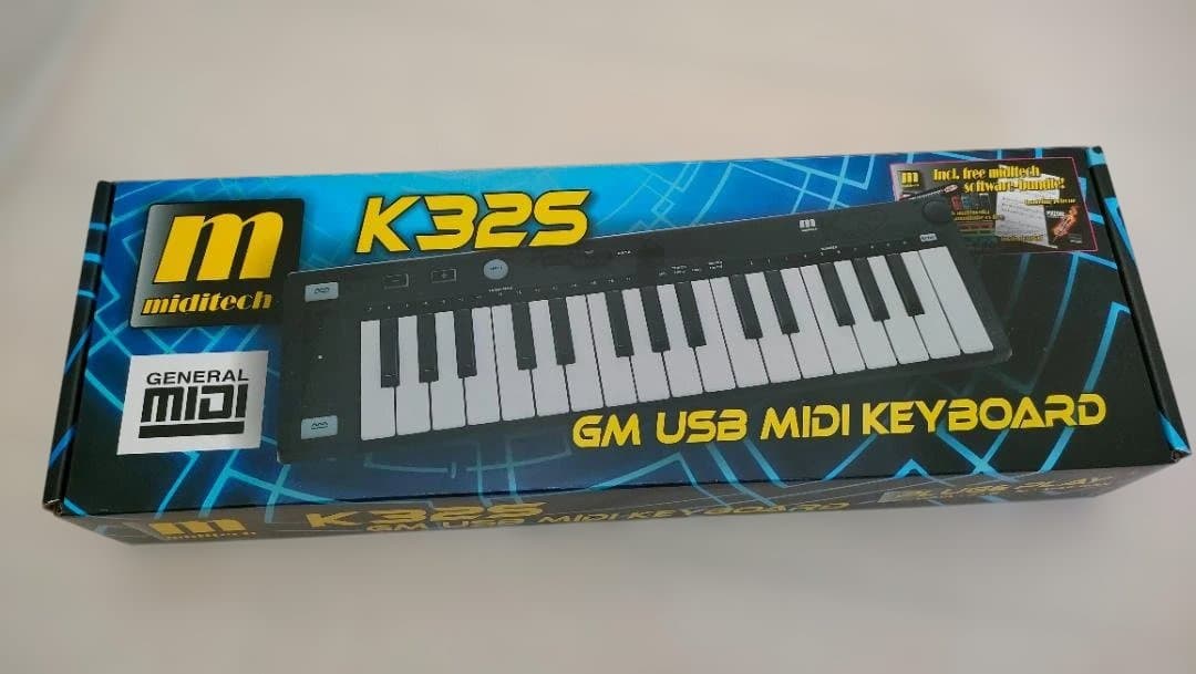 音源内蔵MIDIキーボード miditech K32s 32鍵 ミディーテック