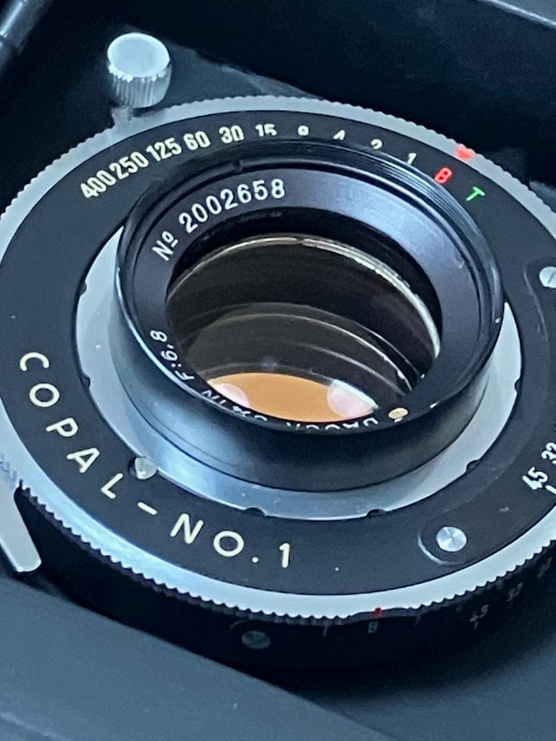 フィルムカメラ DAGOR 81/4 F:6.8 Gold Dot COPAL-NO.1