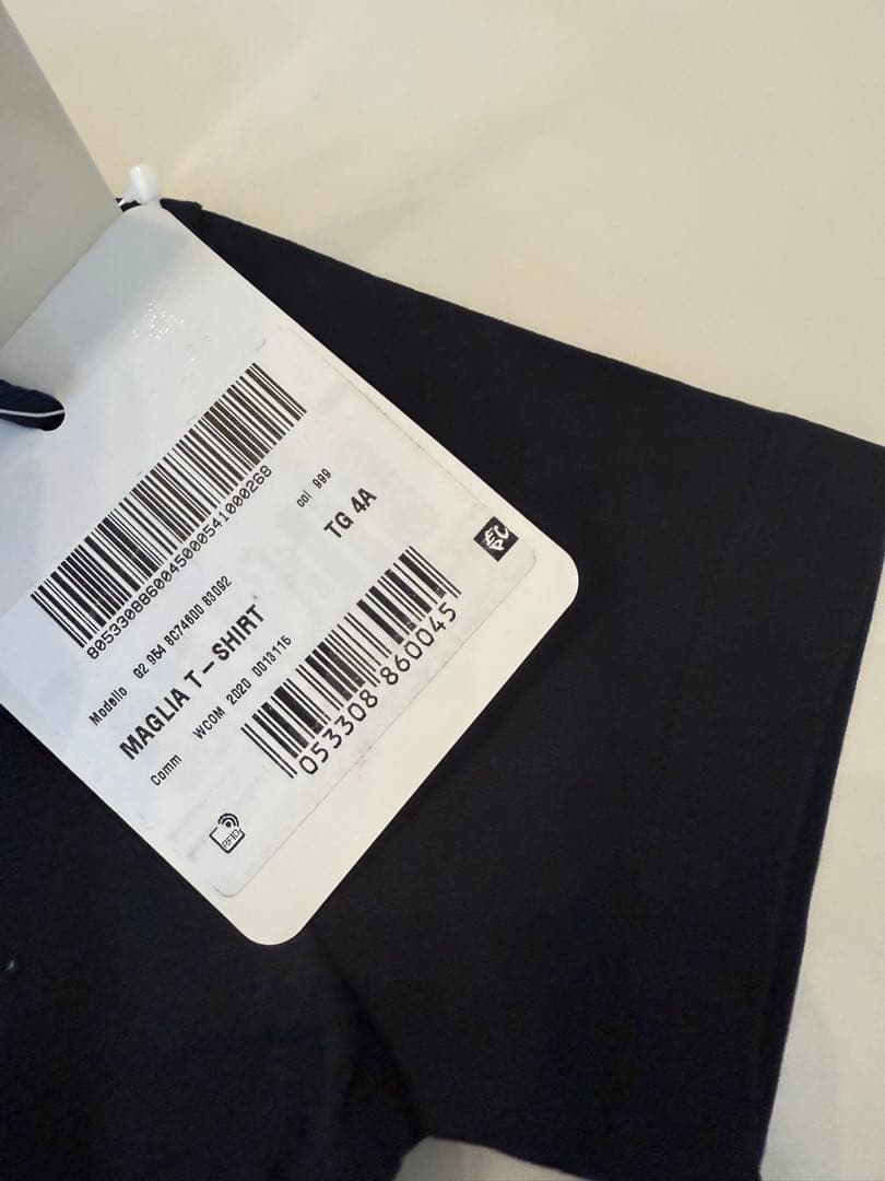 新品　MONCLER MAGLIA T-SHIRT ブラック TG 4A