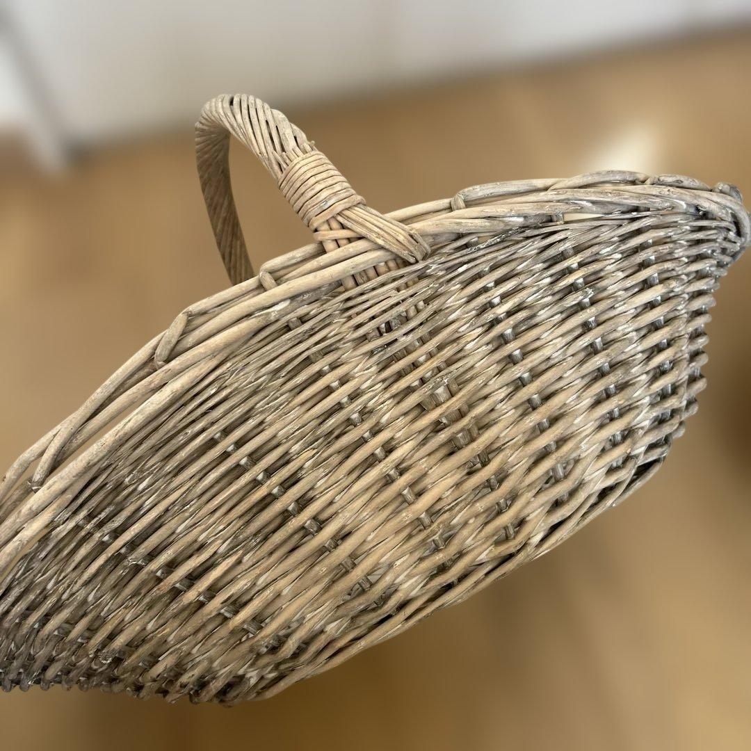 ザラホーム　かご　シャビー　2点セット　バスケット