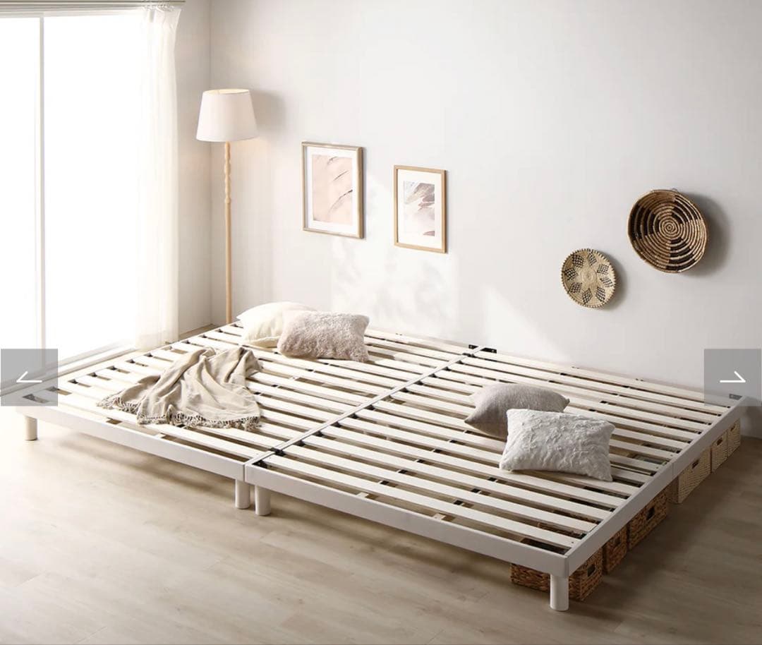 NZ　シングル スプリングマットレス & ベッドフレーム