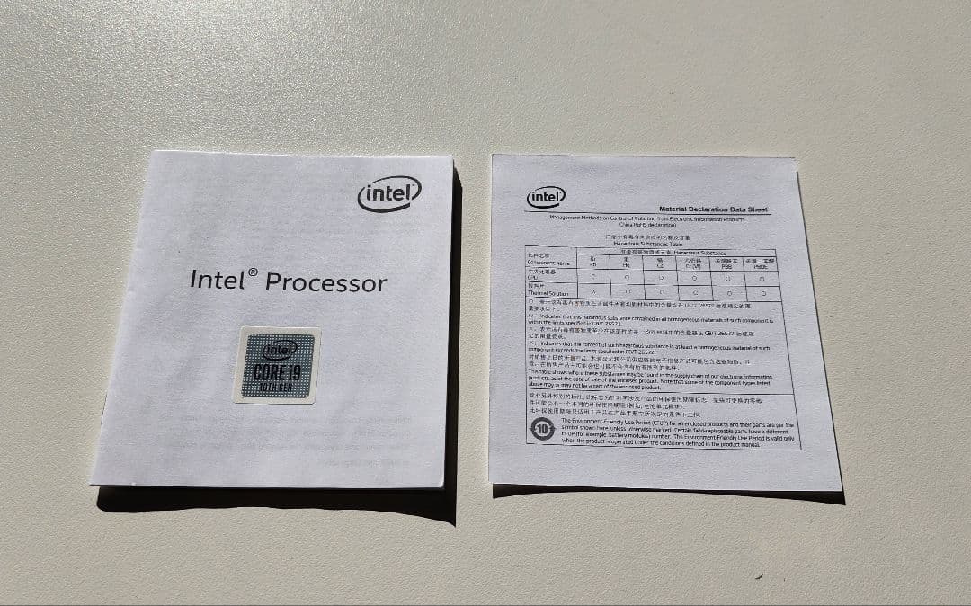 CPU Intel CPU Core i9 10900 10TH GEN
