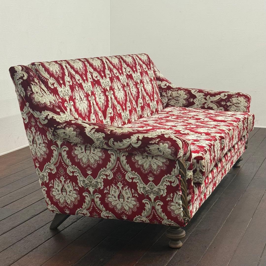 H19K86a 神戸洋家具 永田良介商店 ３人掛けソファ