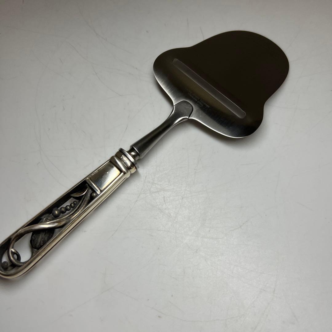 ジョージジェンセン　激レア　ブロッサムチーズスライサー91g/20.5㎝　共袋付