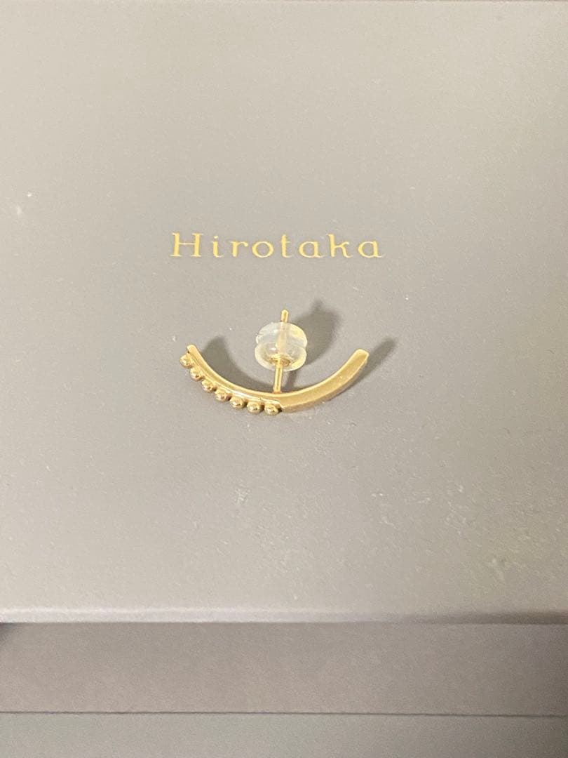 限定価格！hirotaka ヒロタカ ピアス 片耳 ゴールドトゥモローランド別注