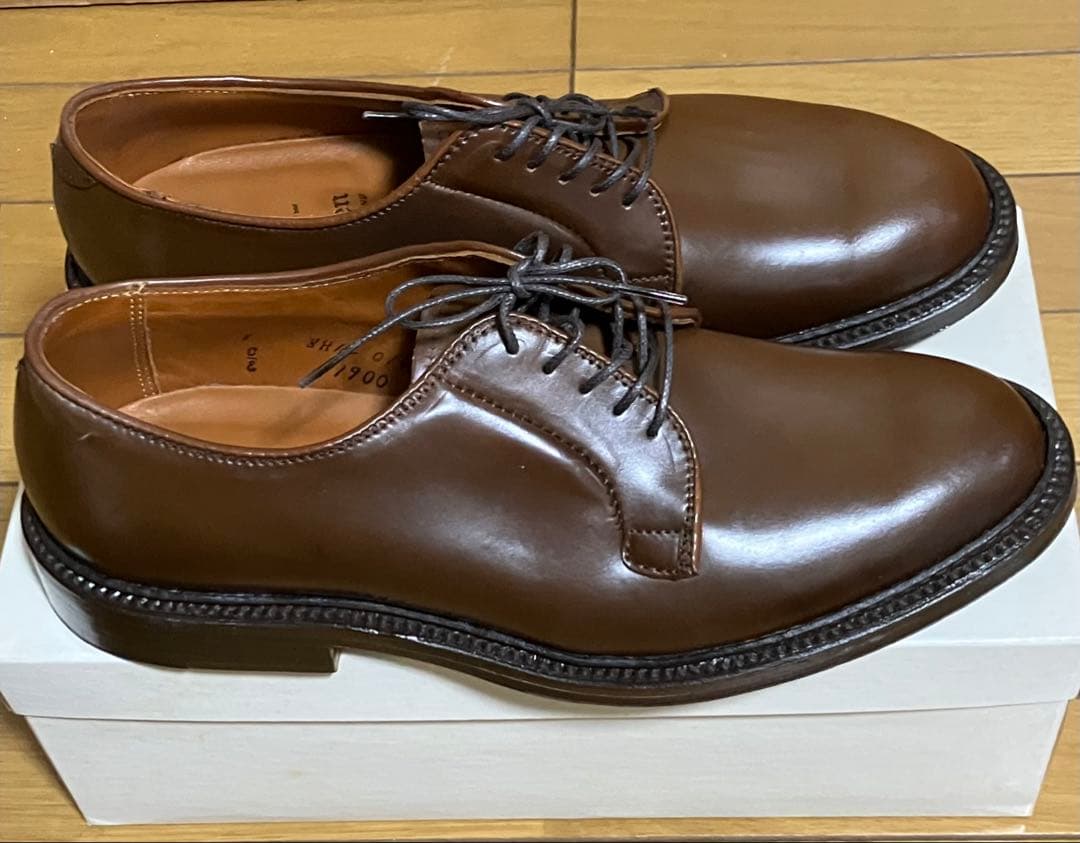 【新品未使用】Alden 9900 プレーントゥ ラベロコードバン 8E