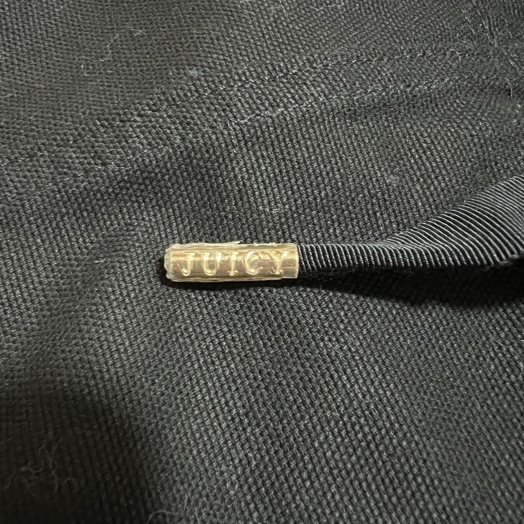 美品 ジューシークチュール ファー付きフード 黒 モッズコート サイズS