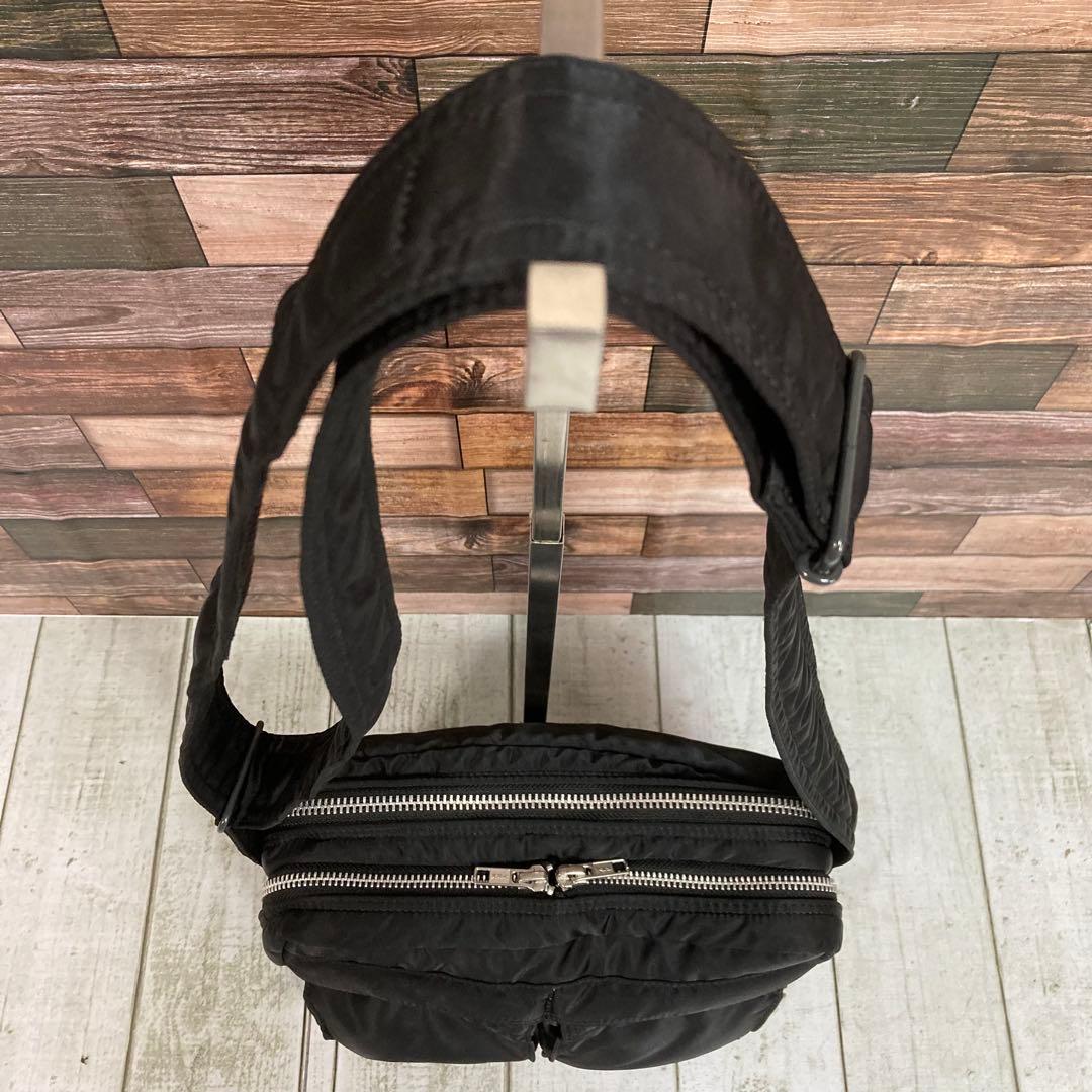 新品　ポーター PORTER タンカー　2層式　ショルダーバッグ　黒　吉田カバン