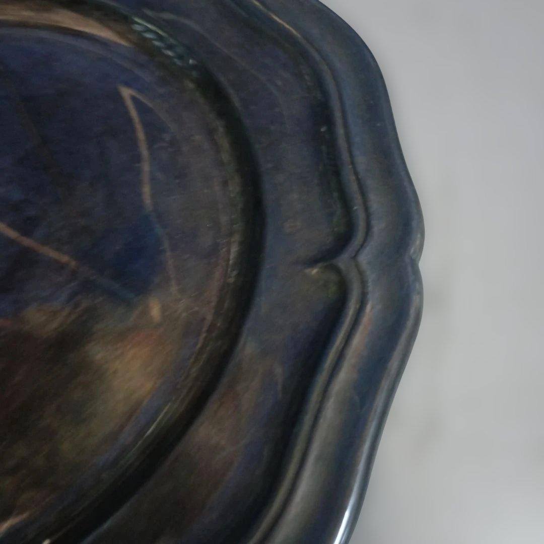 5120）クリストフル　２２ｃｍプレート・皿　／銀メッキ