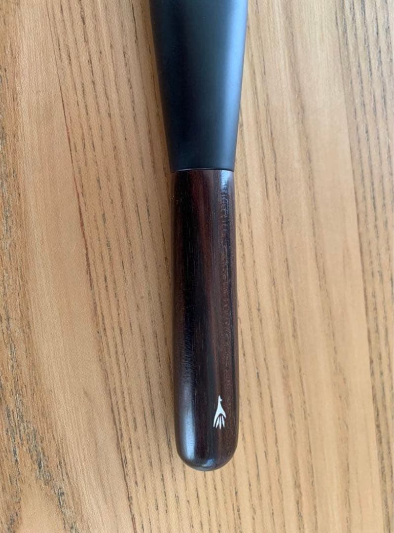 白鳳堂 HAKUHODO 黒檀　フェイスブラシ　パウダー　ブラシ　灰リス　最上級