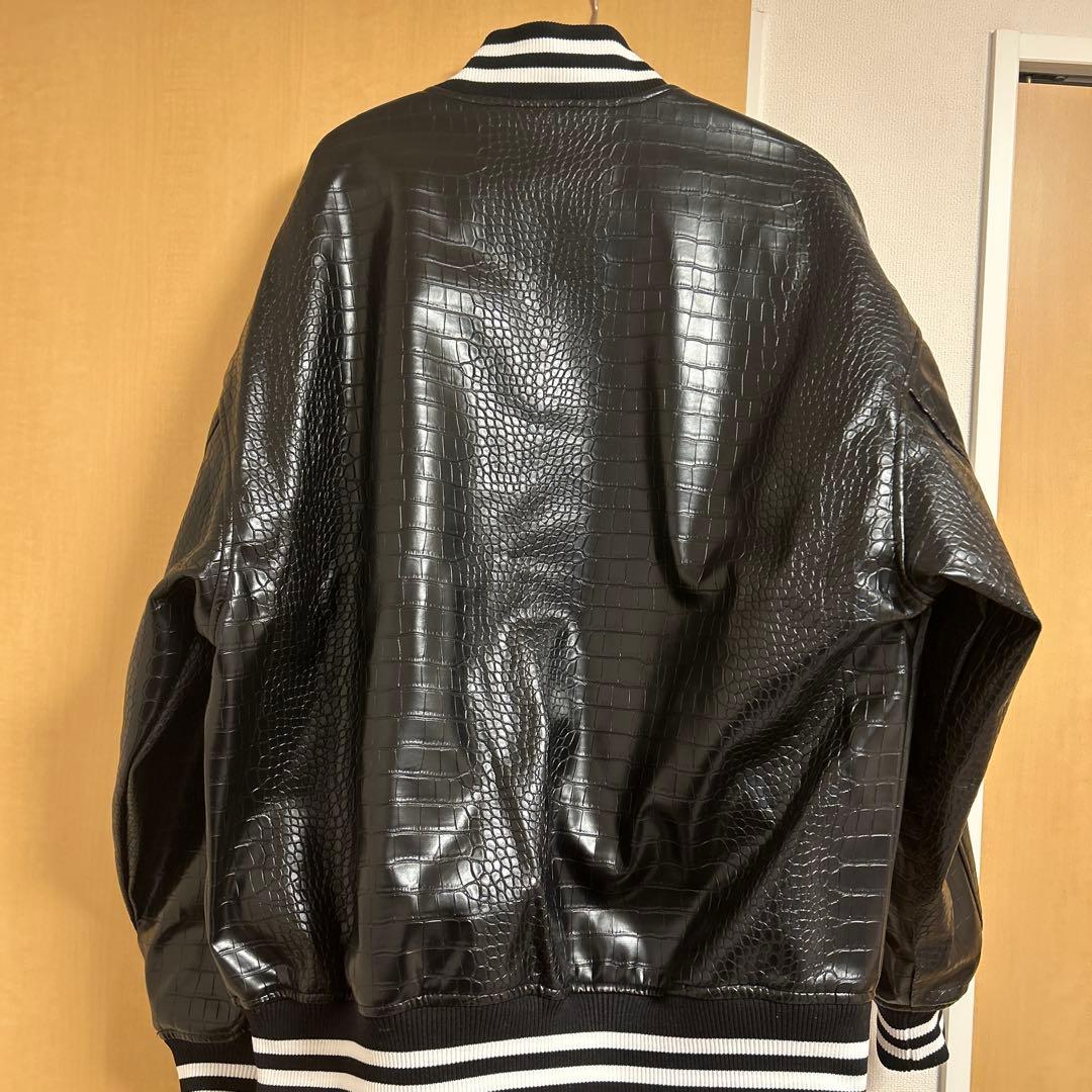 FUBU レザー スタジャン