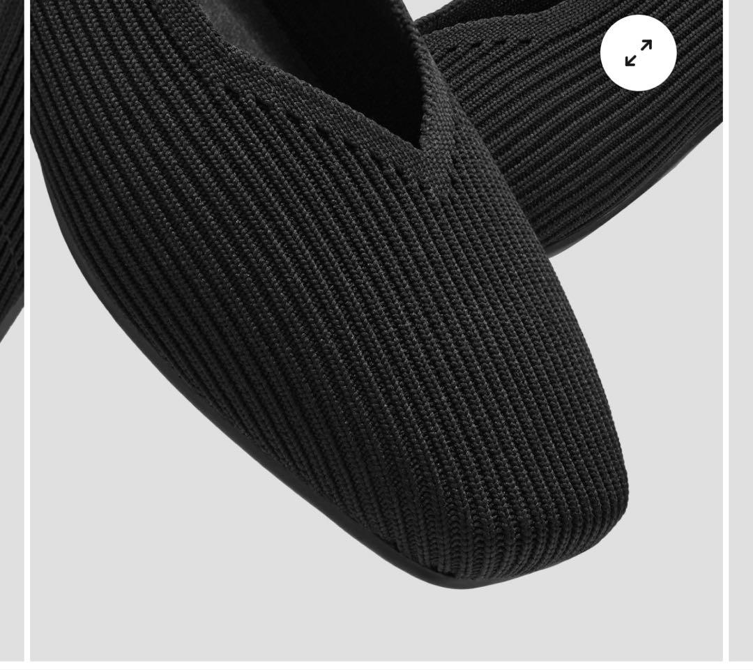 新品　VIVAIA メリージェーン　フラットシューズ　ブラック　超軽量　洗濯可