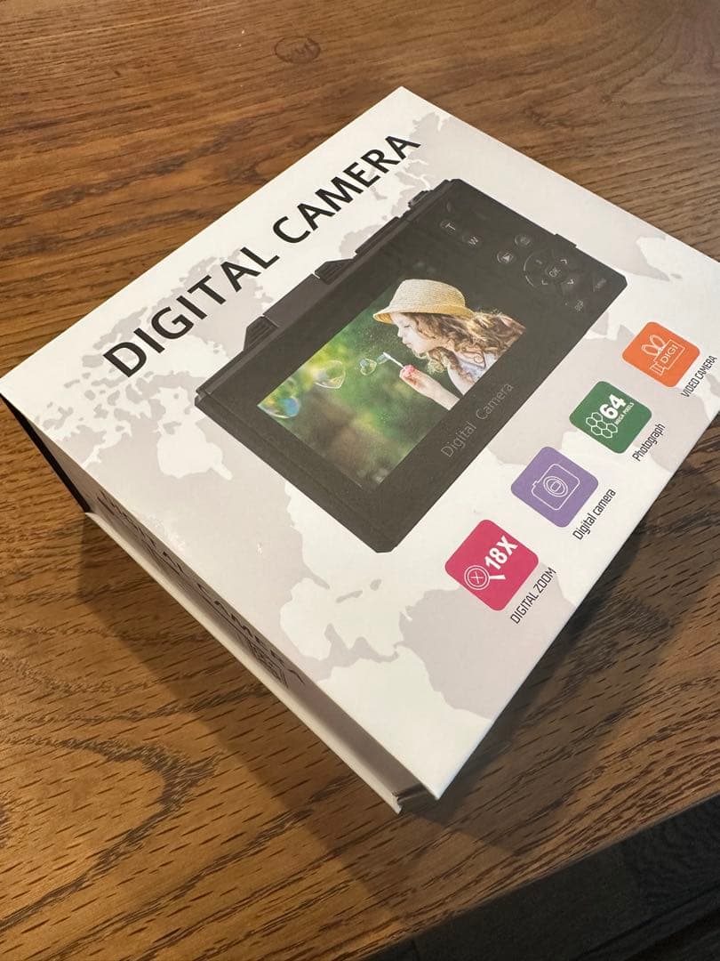 4K Ultra HD デジタルカメラ ブラック