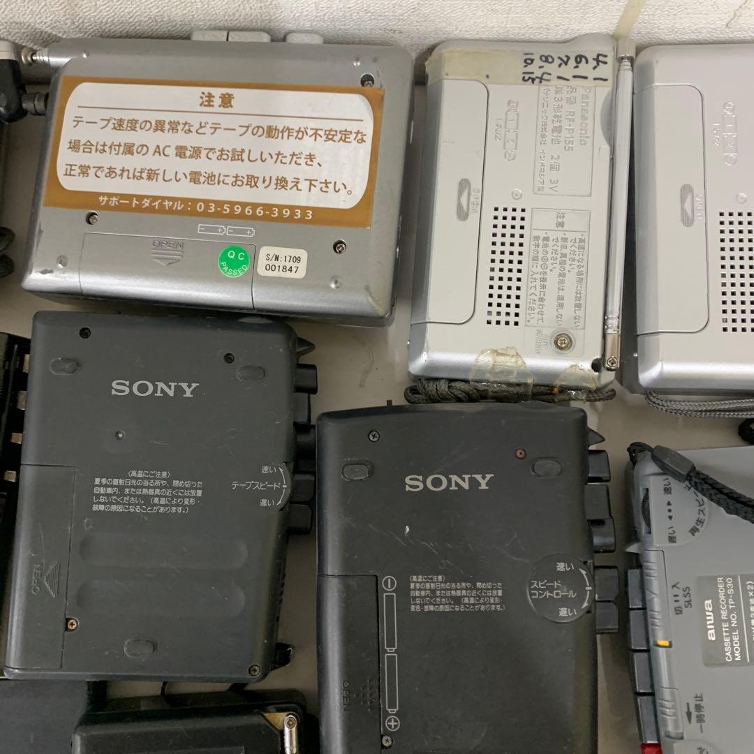 SONY.Panasonic.ポータブルプレーヤー.カセットプレーヤー.ラジオ