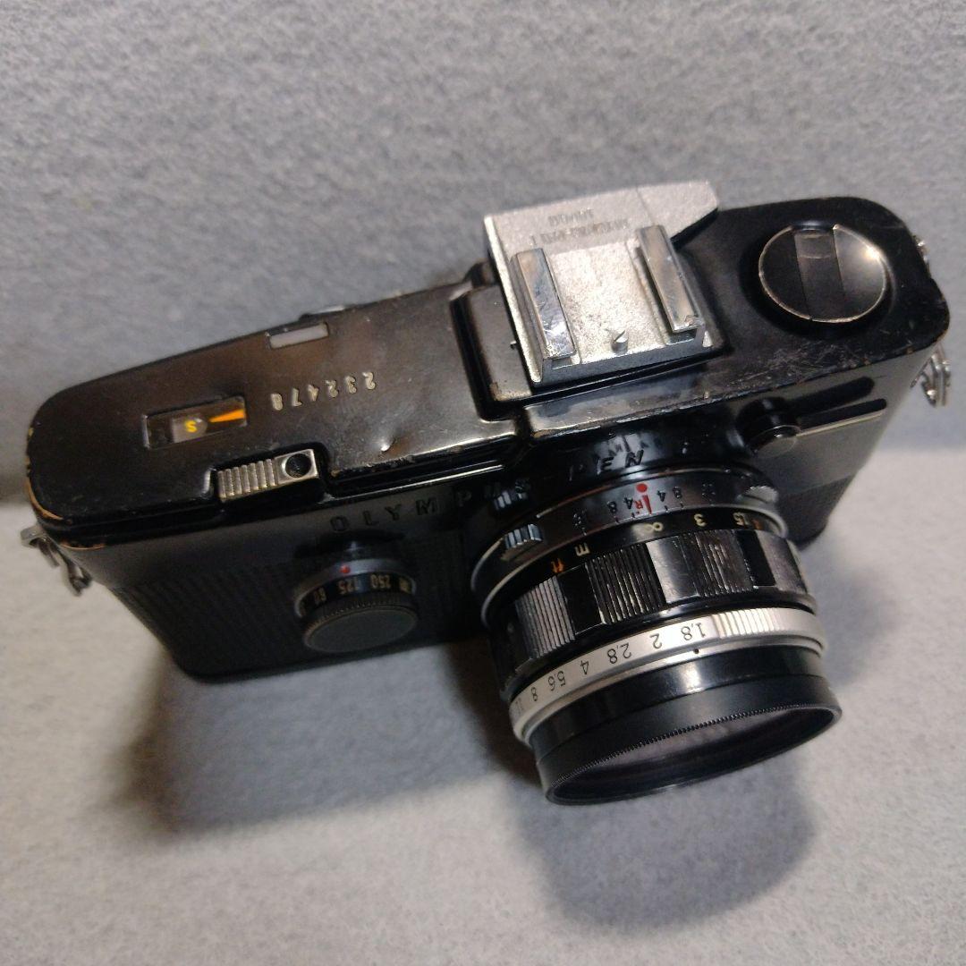 【レンズ付き】オリンパス　ペンFTブラック　　38mm F1.8
