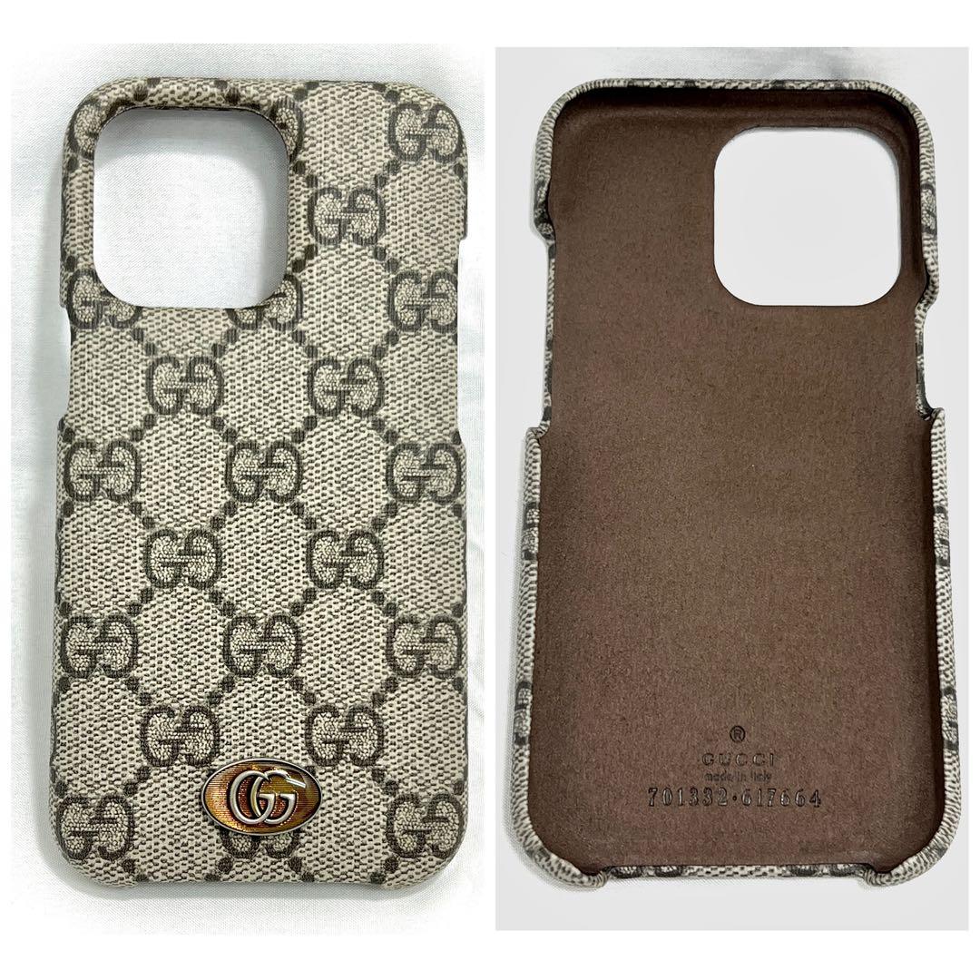 ★新品未使用★GUCCI グッチ iPhone13Pro ケース GGマーモント