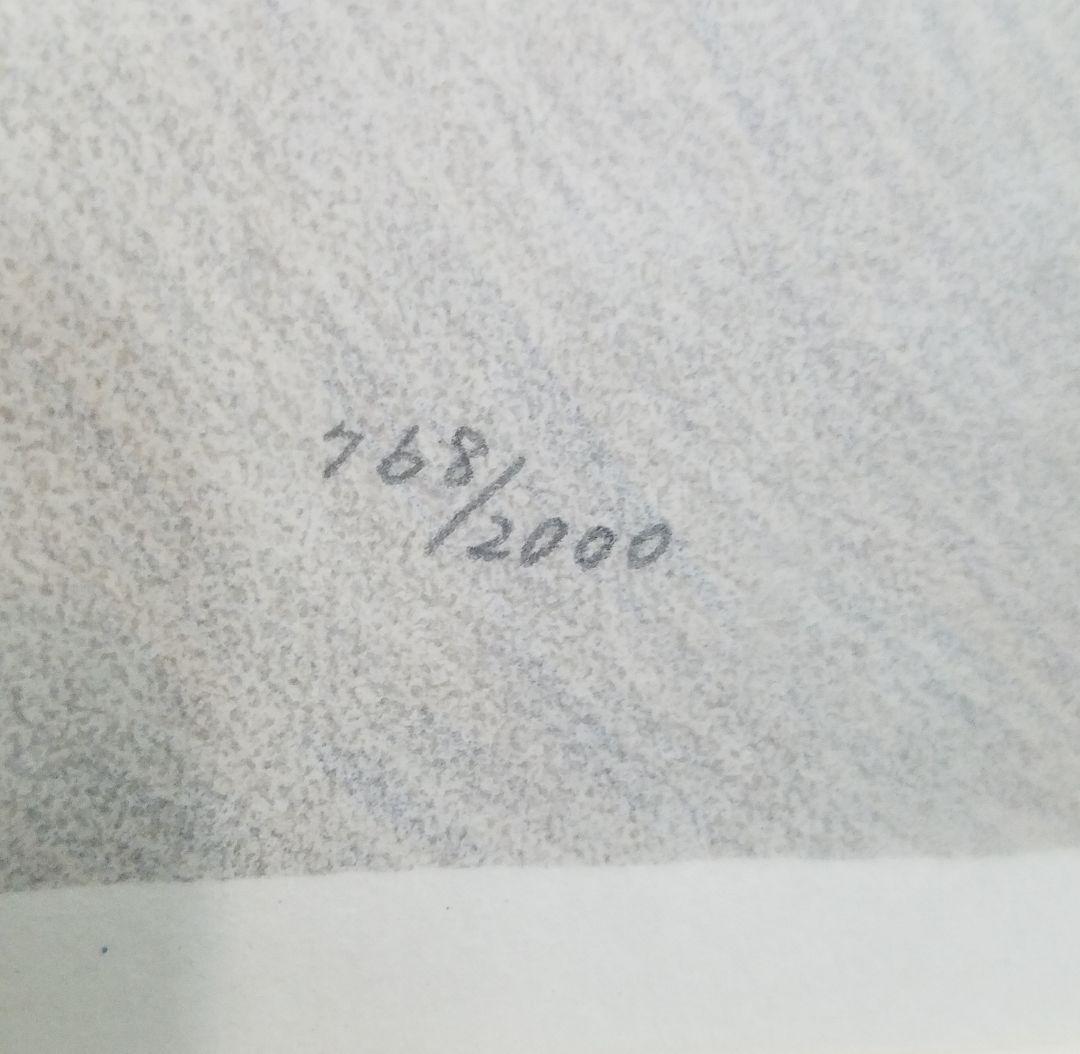 ピエール・ボンコンパン「小さなアネモネ 」リトグラフ 768/2000