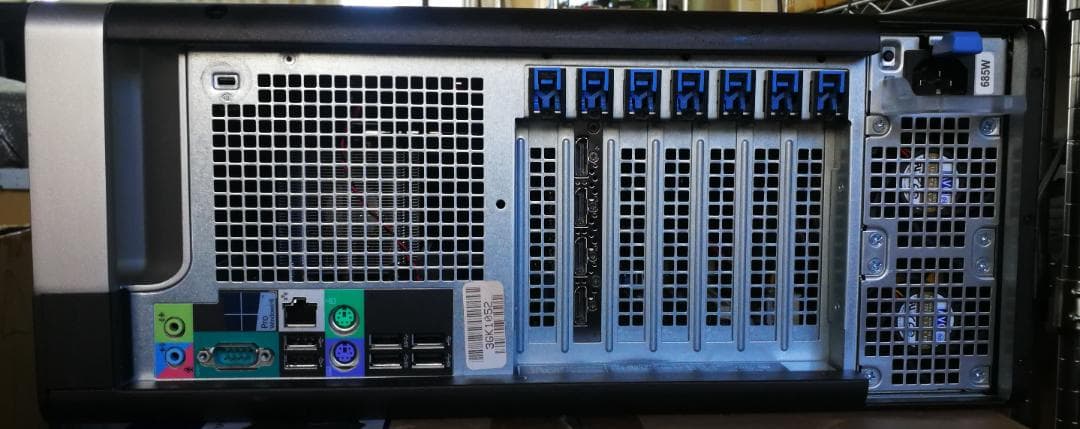 ワークステーション Dell 5810 E5-2699v3 64GB 1TB 8TB P4000