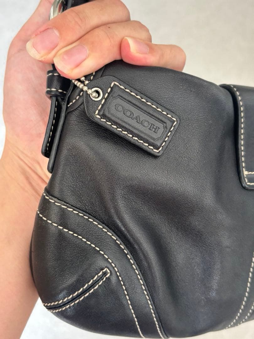 バッグ COACH One ShoulderBag SOHO Leather Black