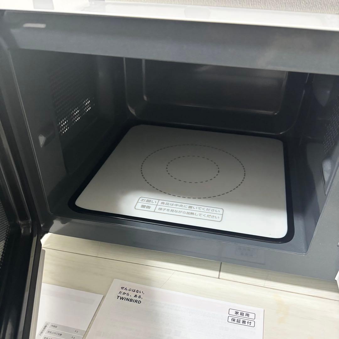 電子レンジ　白