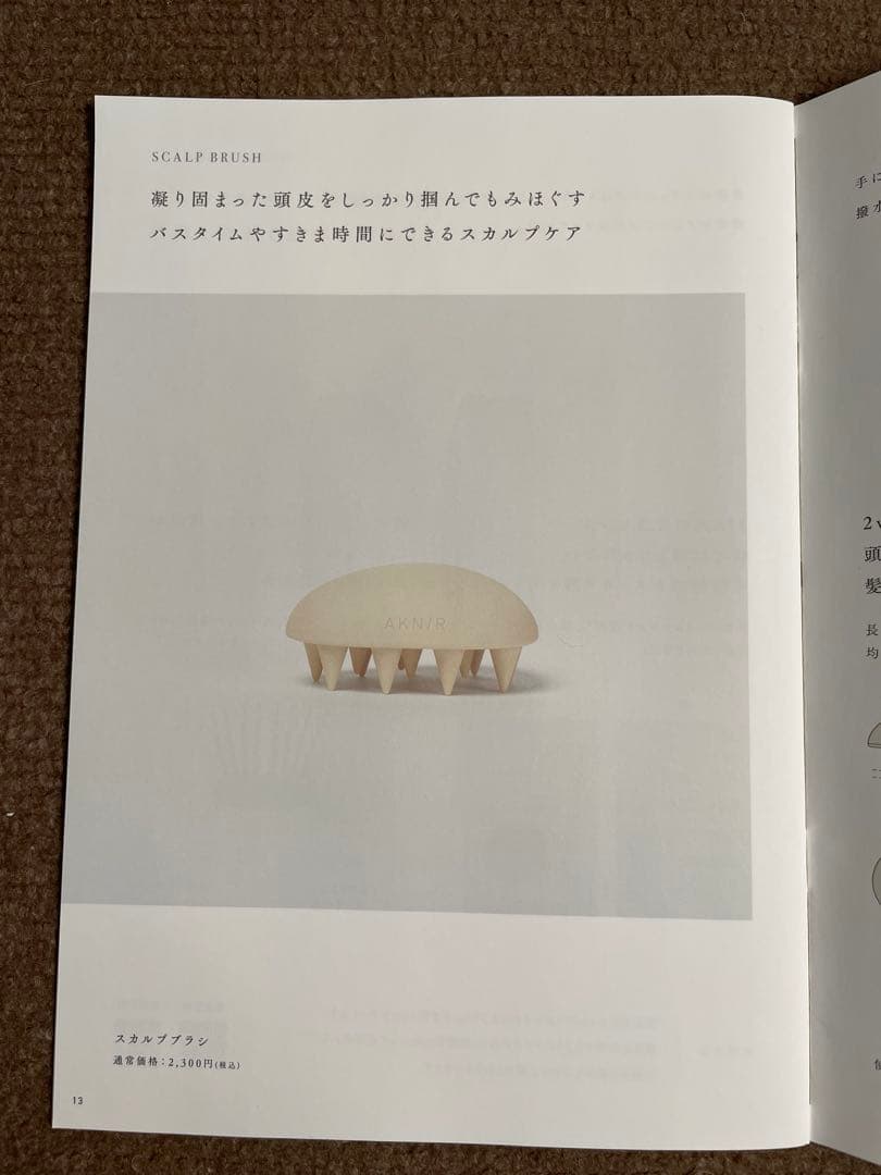 AKNIR シャンプー トリートメント各×2+スカルプブラシ通常価格20408円