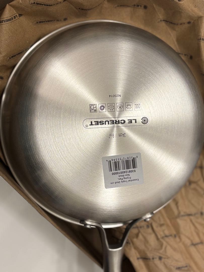 憧れのル・クルーゼ♡新品未使用♡ステンレス フライパン 24cm