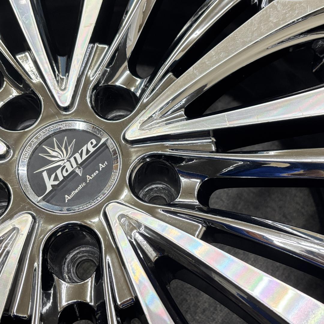 新品タイヤ付 weds クレンツェ フェルゼン 215/45R18 ノアクラウン