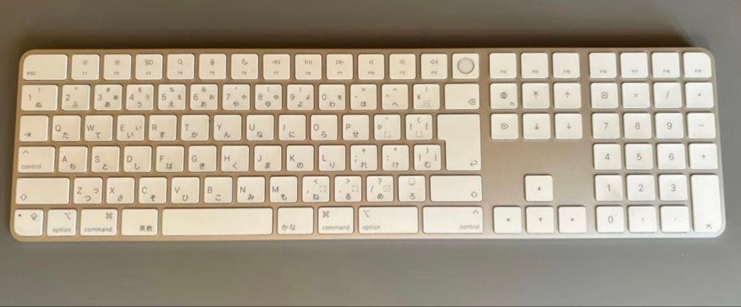 Apple純正 Magic Keyboard TouchID搭載(テンキー付き)