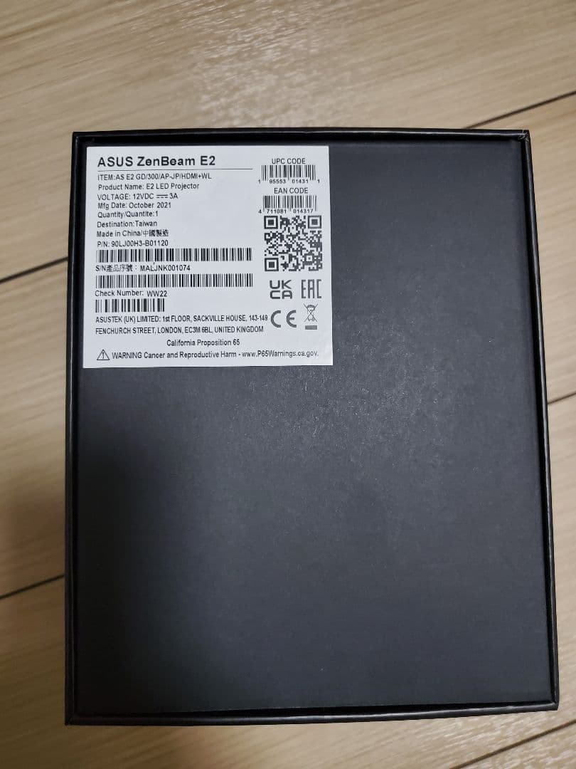 プロジェクター ASUS ZenBeam E2