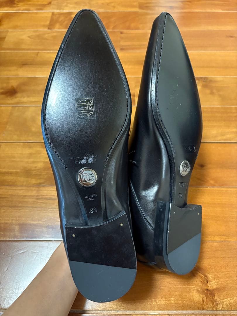 ドルガバ レースアップ カーフ 黒 42.5 新品 試着のみ 箱付