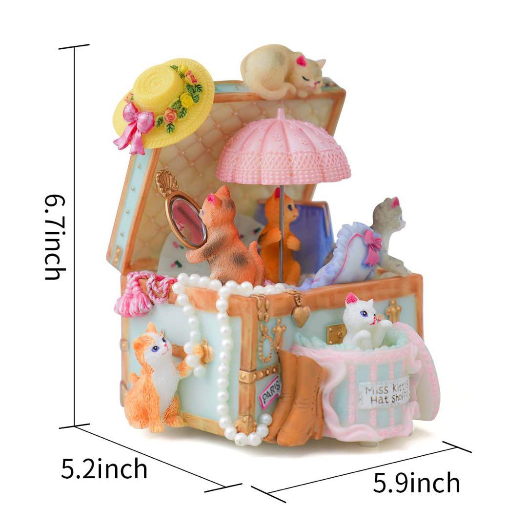 ✨早い者勝ち✨猫オルゴールプレゼント誕生日記念日キャッスルインザスカイ